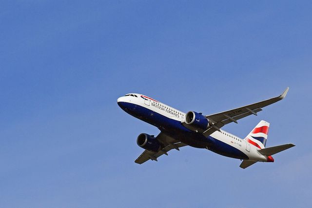 A British Airways plane on December 15th.
